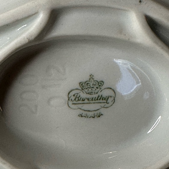 Bareuther Bavaria Hand Painted Gravy Boat with under plate - Picture 4 of 5